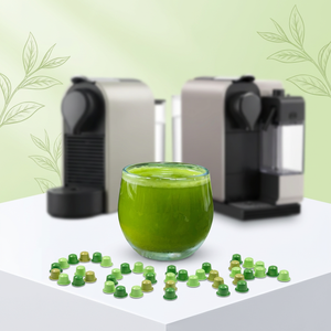 Poudre de thé vert matcha de qualité cérémonielle en gros, capsules de matcha pour la pâtisserie, usage domestique et en café - Product Image 1