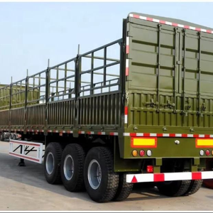 Semirremolque de plataforma de 3 ejes de acero para transporte de carga, carga útil máxima de 20001-25000 kg, amarillo, Shandong - Product Image 4