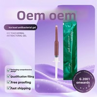 Gel anal multi-usages à base de plantes, antibactérien, nettoyant anal, sachet de 3g, marque privée, soin intime, fabriqué en Chine