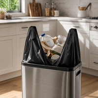 Sacs de transport en HDPE de qualité alimentaire Meike Shandong, personnalisés avec poignées découpées et logo, pour supermarchés et emballages en carton – Vente en gros
