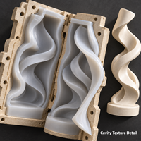 Moule décoratif Tietuo en résine + noyau en silicone PU C293-G2 – Prix direct usine – Évaluation des dessins