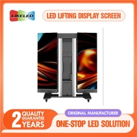Pantalla LED Ultrafina con Elevación Motorizada, Panel de Mantenimiento Frontal Plegable, Autoservicio, Negocios, P1.5, Eventos Escénicos, Animación de Metro