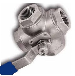 6D 2" Ball 150# RF Manual Lever Operated High Temperature Water End-Plated Ball Stem RPTFE Seats <b>Fire</b> <b>Safe</b> Design - Product Image 3