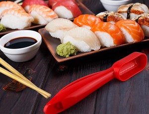 Máquina de <span class=keywords><strong>Sushi</strong></span> <span class=keywords><strong>casera</strong></span> antiadherente, Kit de esterillas enrollables de bambú, profesional para comida de niños - Product Image 5