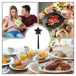 Wholesale Portable Salt Pepper Shakers Refillable <b>Magical</b> Star Wand Spice Dispenser Seasoning Shaker <b>Set</b> Kitchen & Dining BBQ - Product Image 4