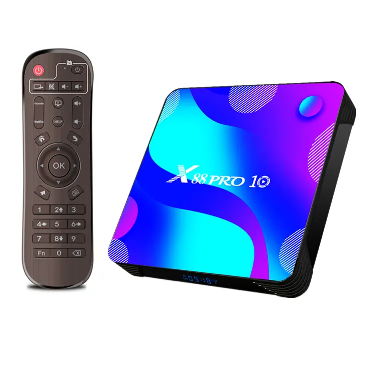 X88 PRO 10 4gb 64gb Android Tv Box 10.0 Smart TVBox RK3318 2.4G/5Ghz Wifi HDR 4K H.265 4GB 32GB X88PRO Media Player Set Top Box