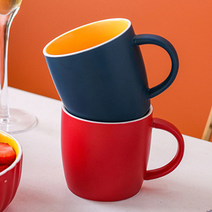 <span class=keywords><strong>Tazza</strong></span> da Caffè in Ceramica 350ml, <span class=keywords><strong>Tazza</strong></span> in Porcellana Bicolore, Tazze da Caffè Minimaliste all'Ingrosso - Product Image 1