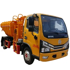 Good price self loading and unloading sludge transport vehicle truck small garbage truck