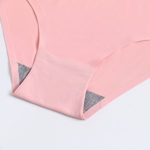 Tangas de seda helada sexys de talle bajo para mujer, bragas sin costuras de una pieza al por mayor, tangas de seda helada de color liso para damas - Product Image 2
