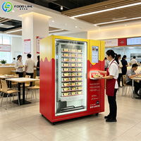 Distributeur automatique de repas frais commerciaux avec paiement intégré