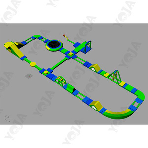 Toboganes Inflables para Parque Acuático YOJA B-A02, Personalizados, Comerciales, de PVC de 0.6-0.9mm, 500kg, con Certificación CE - Product Image 5