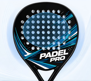 Raqueta de Pádel con Núcleo de EVA, Empuñadura de Fibra de Carbono, ABS Ligero, Personalizable, para Principiantes, Raqueta de Playa - Product Image 3