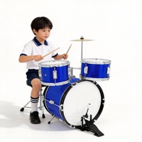 Batterie de percussion pour enfants SALDE, ensemble de 3 pièces professionnel junior, idéal pour les performances, vente en gros