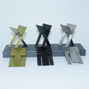 Soporte para puros de metal personalizado con láser, soporte para puros plegable portátil de acero inoxidable con tu logotipo - Product Image 5