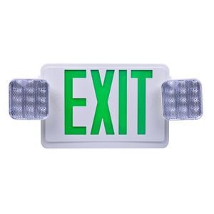 Venta superior Luz de techo de emergencia de plástico Señal de salida Luces de salida de emergencia de dos cabezas - Product Image 3