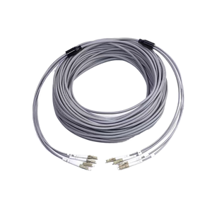 חומר pvc משוריין רב מצב 4 ליבות om2 100m sc apc רשת סיבים אופטיים כבל סיב אופטי יכול להיות מותאם אישית עם מחברים - Product Image 4