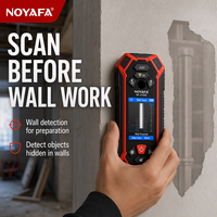 Détecteur mural NOYAFA NF-5109S, détecteur de montants, de métaux, de bois et de fils électriques, télémètre laser 50m