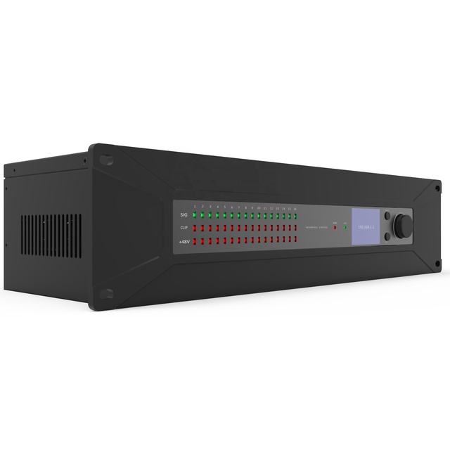 16 Channels Analog Input Dante Convert Audio Interface Complete Professional Sound System