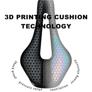 <span class=keywords><strong>Selle</strong></span> <span class=keywords><strong>de</strong></span> vélo <span class=keywords><strong>de</strong></span> route MTB <span class=keywords><strong>ultra</strong></span>-légère, imprimée en 3D, en fibre <span class=keywords><strong>de</strong></span> carbone, légère et respirante - Product Image 2