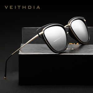 Gafas de Sol Polarizadas para Mujer Veithdia, Lentes TAC UV400, Marco de Metal y Plástico, Protección Solar para Viajes, Modelo 3038 - Product Image 2