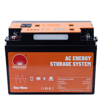 Unidad Inversora UPS AGM de 12V 100Ah CC, Fuente de Alimentación de Respaldo para el Hogar y Exteriores, Modelo Sin Mantenimiento RW-12V100AH-200W