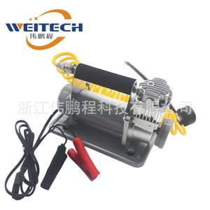เครื่องสูบลมยางแบบพกพา Weitech 12V แรงดันสูง สำหรับรถยนต์และมอเตอร์ไซค์ - Product Image 1