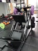 Machine de musculation multifonctionnelle en acier inoxydable de 3 mm d'épaisseur pour Hack Squat, Leg Press incliné et Reverse Lunge – Entraîneur pour fessiers et muscles des jambes