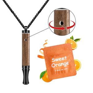 Stick aromatisé pour arrêter de fumer, inhalateur, aromathérapie, aide à la respiration et à la méditation, dispositif aromatisé pour la respiration, collier - Product Image 2