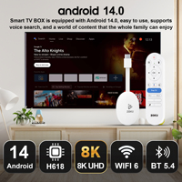 ZOKU TV Stick Terlaris Z4 Android 14.0 WiFi Dual Band H618 Quad Core 2GB RAM 16GB ROM BT 5.2 Harga Pabrik