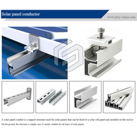 Supports de montage solaire PV en aluminium à pied en L Structure solaire sur le toit en métal anodisé avec toit en étain Soporte Pie En L Kits