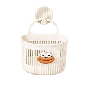 <strong>Plastic</strong> <strong>Basket</strong> Multi-functional Kitchen Bathroom Small Hanging Wall Shelf <strong>Plastic</strong> Storage <strong>Basket</strong> - Product Image 4