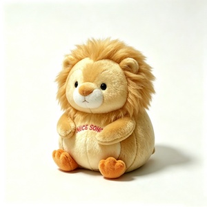 Custom <b>lion</b> plush, <b>lion</b> stuffed animal, chubby <b>lion</b> <b>toy</b>, safari <b>lion</b> plush, cute <b>lion</b> doll - Product Image 1
