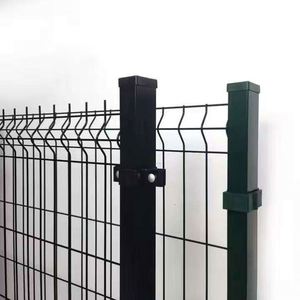 Clôture en treillis métallique 3D courbé facile à installer avec poteaux et <span class=keywords><strong>clips</strong></span> – Kit complet de sécurité <span class=keywords><strong>pour</strong></span> la construction - Product Image 3