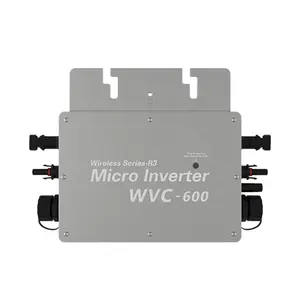 En çok satan mppt su geçirmez mikro invertör WVC-600 güneş mikro invertör