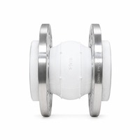 ALLTO DN80 PN16 Joint de dilatation à bride en caoutchouc de qualité alimentaire, soufflet de tuyau flexible en acier inoxydable 304