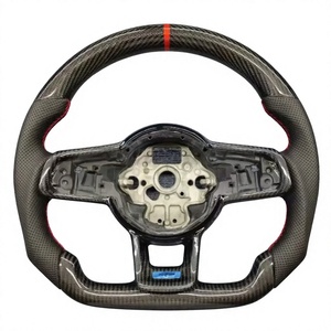 Volante de Fibra de Carbono para Volkswagen V/W, Accesorios de Modificación Interior para Beetle, Amarok, T Roc, T Cross, <span class=keywords><strong>Arteon</strong></span> - Product Image 3