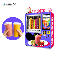 Distributeur automatique de boissons saines et de smoothies aux fruits frais, intelligent, haute performance, multi-paiements, libre-service, commercial