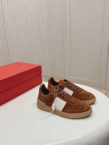 Tendance mode estivale, chaussures de sport décontractées rétro en cuir de vache véritable, imperméables, antidérapantes, à lacets - Product Image 3