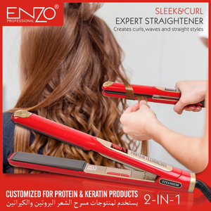<span class=keywords><strong>ENZO</strong></span> 2026 Meilleures ventes Fer à lisser professionnel en céramique pour salon de beauté, mini <span class=keywords><strong>lisseur</strong></span> de cheveux à marque privée, meilleur <span class=keywords><strong>prix</strong></span> - Product Image 3