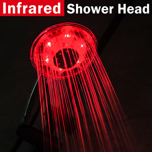 Nouveau produit : Pommeau de douche à lumière rouge LED, thérapie par lumière rouge, pommeau de douche haute performance à LED, pommeau de douche à lumière rouge portable P111-R High P - Product Image 4