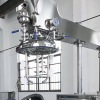 Mélangeur émulsifiant 100L pour la fabrication de crèmes cosmétiques, de gels, de crèmes solaires et de lotions, homogénéisateur émulsifiant sous vide liftant