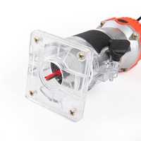 Défonceuse électrique portative robuste pour le travail du bois 800W, machine à rainurer et à profiler les bords du bois