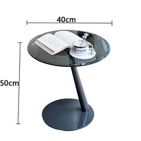 Table console moderne de luxe Runwan en métal avec plateau en verre et base sur piédestal - Conception durable et stable, mobile pour salon, garantie 5 ans