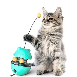 Interactieve Kitten Kat Slow Food Uitdelen Puzzel Speelgoed Kat Tumbler