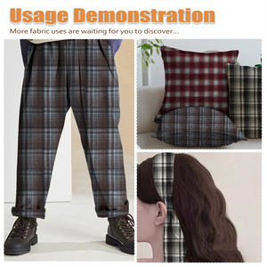 Tela de Franela a Cuadros de Poliéster en Existencia. Este Producto de Moda Más Vendido Es Imprescindible para Cualquier <span class=keywords><strong>Mayorista</strong></span> - Product Image 5