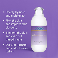 Crème hydratante au lait d'acide hyaluronique et au filtrat de ferment de riz, éclaircissante pour peaux foncées, très vendue