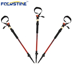 63cm EVA barato precio ajustable caminando <span class=keywords><strong>de</strong></span> aluminio 7075 senderismo <span class=keywords><strong>Trekking</strong></span> pole - Product Image 2