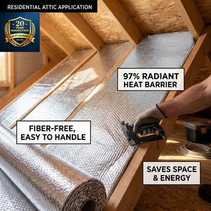 Aislamiento Térmico de Burbujas con Barrera Radiante de Doble Cara, Lámina de Espuma Impermeable, Protector Térmico <span class=keywords><strong>para</strong></span> Autocaravanas - Product Image 2