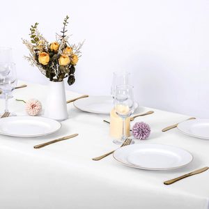 Premium Einweg weiße Tischdecke Modern Style Square Dekorative Abdeckungen für Heim-und Party tische - Product Image 2