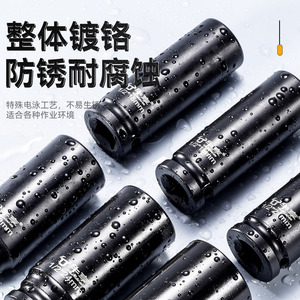 Niu Xiang Socket Set 1/2 In 12mm 30mm Industrial Grade Chromium Molybdenum Steel Auto Repair Tool Kit - Product Image 2